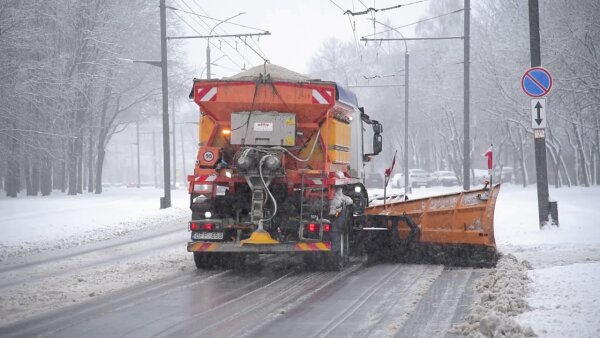 Biržų miesto gatvių priežiūra žiemos metu