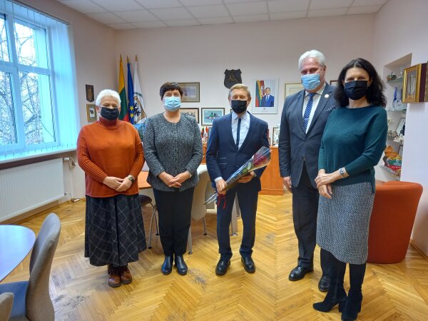 Viktorui Kurganovui įteiktas Biržų rajono mero padėkos raštas