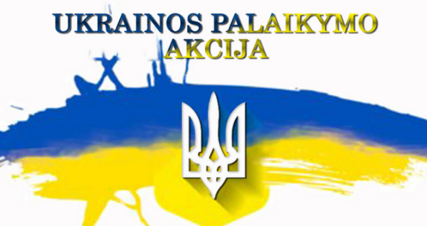 Lietuvos ir Latvijos pasienyje – Ukrainos palaikymo akcija