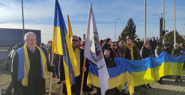 Protesto mitingas prieš karą Ukrainoje