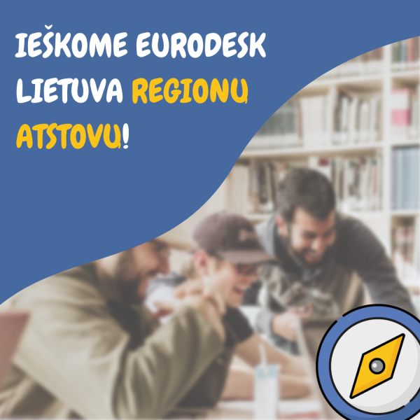 TAPKITE EURODESK LIETUVA REGIONŲ ATSTOVAIS!