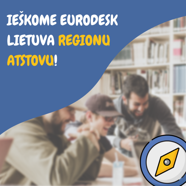 TAPKITE EURODESK LIETUVA REGIONŲ ATSTOVAIS! 