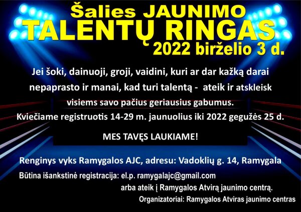 ŠALIES JAUNIMO TALENTŲ RINGAS