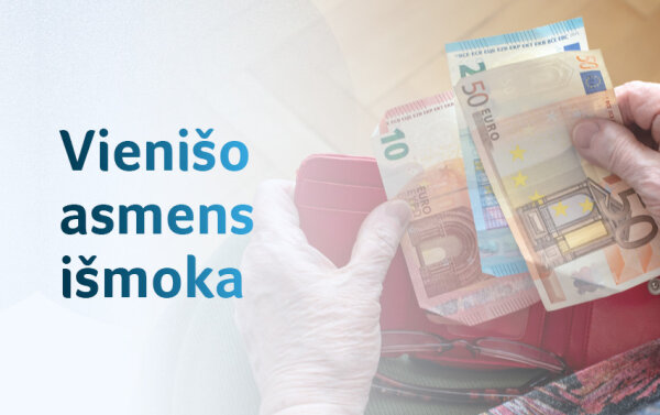 Kam priklauso vienišo asmens išmoka?