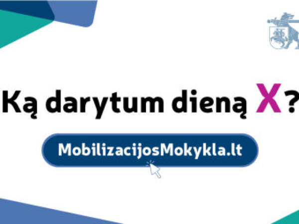 Startavo informacinė-edukacinė platforma „Mobilizacijos mokykla“!