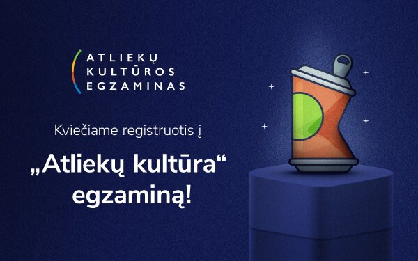 Balandžio 25 dieną įvyks tradicinis „Atliekų kultūros“ egzaminas