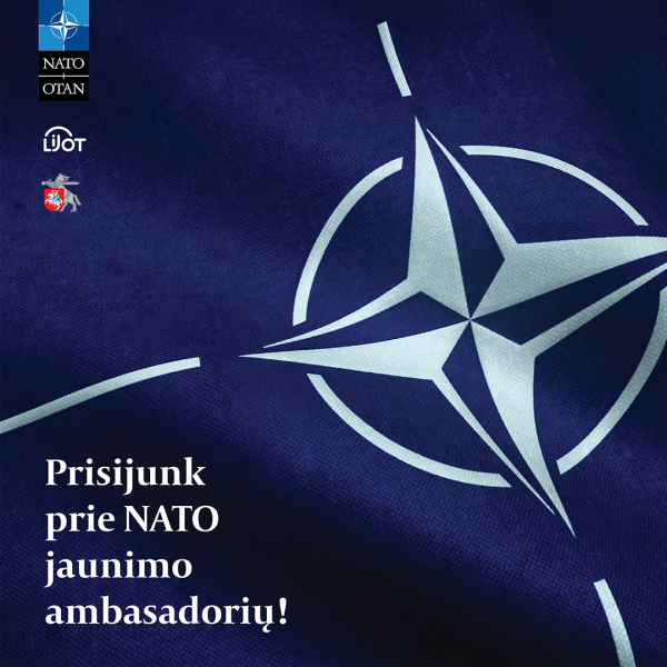 Prisijunk prie NATO jaunimo ambasadorių tinklo Lietuvoje