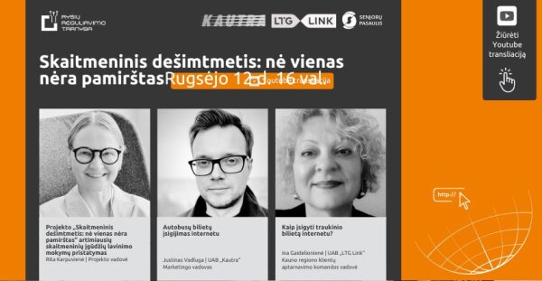 Projektas „Skaitmeninis dešimtmetis: nė vienas nėra pamirštas“ kviečia į nuotolinę paskaitą!