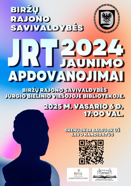 Skelbiama Jaunimo apdovanojimų kandidatų atranka ir balsavimas
