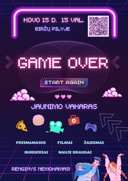 Jaunimo vakaras Biržuose!