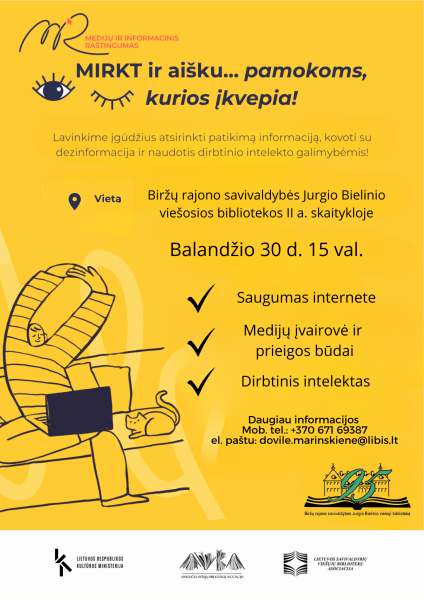 Kviečiame į MIRKT mokymus