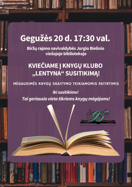 Prisijunkite pašnekesiui apie knygas!